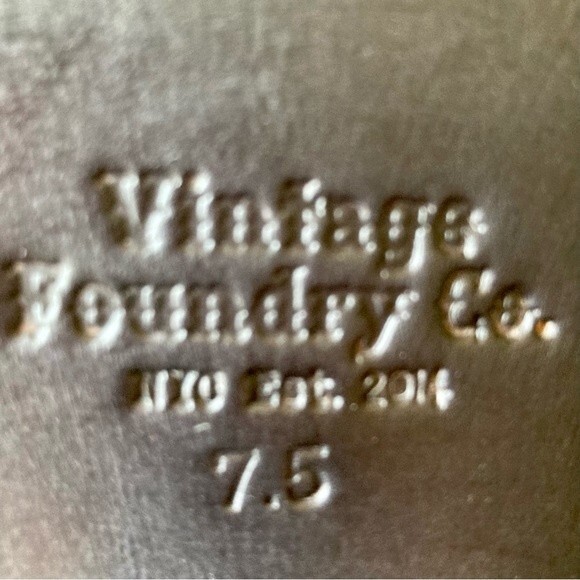 NEW Vintage Foundry Co. Main Croc Embossed Black Leather Ankle Boot Size 7.5 - Picture 15 of 16